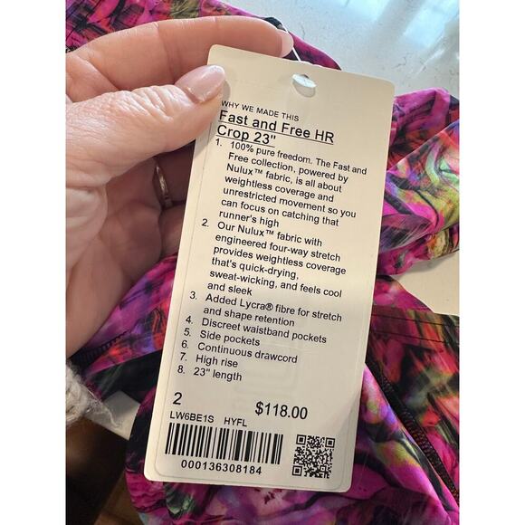Lululemon Fast and Free Leggings - Picture 5 of 7